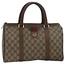 Sac à main GUCCI GG Supreme Web Sherry Line PVC Beige Rouge 000 904 2007 Auth mr231 - Gucci