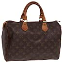 LOUIS VUITTON Monogram Speedy 30 Hand Bag M41526 LV Auth 77955 - Louis Vuitton