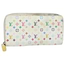 LOUIS VUITTON Monogram Multicolor Zippy Wallet White M60241 LV Auth 78954 - Louis Vuitton