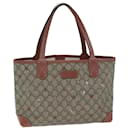 GUCCI GG Supreme Tote Bag PVC Leather Beige 309499 Auth bs15250 - Gucci