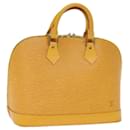 LOUIS VUITTON Bolso de Mano Epi Alma Amarillo M52149 LV Auth 77597 - Louis Vuitton