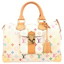 Sac Speedy 30 Monogram Multicolore Blanc Louis Vuitton M92643