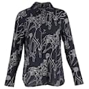 Victoria, Victoria Beckham Printed Shirt in Black Polyester