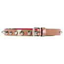 Christian Louboutin Loubispikes Belt in Nude Patent Leather
