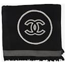 Black beach towel - Chanel