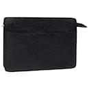 LOUIS VUITTON Epi Pochette Hombre Bolsa Clutch Negra M52522 LV Auth 76889 - Louis Vuitton