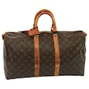 LOUIS VUITTON Monogram Keepall Bandouliere 45 Boston Bag M41418 LV Auth 78470 - Louis Vuitton