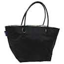 Bolsa tote de nylon bege e preta Burberry Nova Check Blue Label Auth ac3040