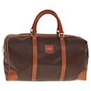 Sac Boston en toile Macadam CELINE en cuir PVC marron Auth bs15281 - Céline