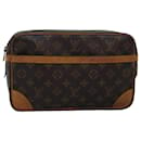 LOUIS VUITTON Monogram Compiegne 28 Clutch Bag M51845 LV Auth am6409 - Louis Vuitton