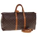 LOUIS VUITTON Monogram Keepall Bandouliere 50 Sac Boston M41416 LV Auth 76941 - Louis Vuitton