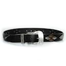 Isabel Marant, Black leather belt with studs