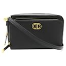 Dior Caro Double Pouch Shoulder Bag Leather Shoulder Bag in Very Good Condition