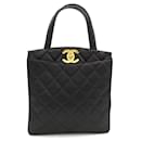 Chanel Matelassé Hand Tote Bag Leder Tote Bag 3720222 in gutem Zustand