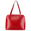 Louis Vuitton Epi Leather Red Tote Bag M52287 in Very Good Condition