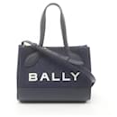 Bolsa tote em denim Bally Denim Bar Keep On em excelente estado 6306500