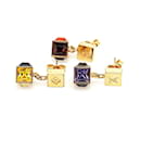 Set di 3 orecchini Louis Vuitton Gamble M67008 in ottime condizioni