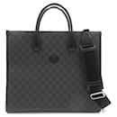 Bolsa de ombro em lona Gucci Interlocking G GG Supreme 674148 em ótimo estado