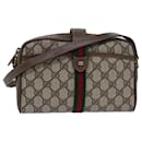 Sac à bandoulière GUCCI GG Supreme Web Sherry Line PVC Beige 89 02 055 Auth yk13076 - Gucci