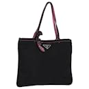 PRADA Borsa a mano in nylon nero Auth 77758 - Prada