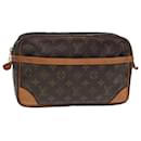 LOUIS VUITTON Monogram Compiegne 28 Clutch Bag M51845 LV Auth am6407 - Louis Vuitton