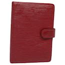 LOUIS VUITTON Epi Agenda PM Couverture de Planificateur de Jour Rouge R20057 LV Auth 78659 - Louis Vuitton