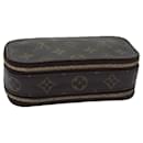 LOUIS VUITTON Trousse Brush PM Monogram Pochette Cosmetica M47510 LV Auth 78663 - Louis Vuitton