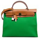 Hermès Borsa Herbag Zip 31 Verde Toile