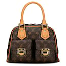 Louis Vuitton Brown Monogram Manhattan PM