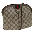 GUCCI Web Sherry Line GG Supreme Shoulder Bag PVC Beige 904 02 047 Auth 78759 - Gucci