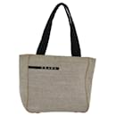 PRADA Sports Hand Bag Canvas Gray Auth ac3078 - Prada