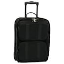 HERMES Carry Bag Akapu Luco Travel Case Canvas Black Auth bs14007 - Hermès