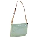 LOUIS VUITTON Monogram Vernis Thompson Street Bag Baby Blue M91009 Auth th5042 - Louis Vuitton