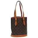 LOUIS VUITTON Bolsa de Ombro Monogram Bucket PM M42238 LV Auth 78858 - Louis Vuitton