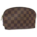 LOUIS VUITTON Damier Ebene Pochette Cosmetic PM Pouch N47516 LV Auth 76888 - Louis Vuitton