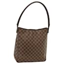 LOUIS VUITTON Schultertasche Looping GM Damier Ebene N51144 LV Auth 77548 - Louis Vuitton