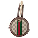 Gucci Brown Mini GG Supreme Ophidia Backpack