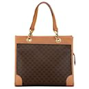 Celine Brown Macadam Handbag - Céline