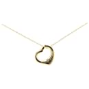 Collier pendentif cœur ouvert 18K Elsa Peretti de Tiffany Gold - Tiffany & Co