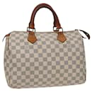 LOUIS VUITTON Damier Azur Speedy 30 Hand Bag N41533 LV Auth 78068 - Louis Vuitton