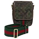 GUCCI GG Lona Web Sherry Line Bolsa GUCCIxPALACE Camuflaje 723142 Auth 74880S - Gucci