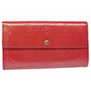 LOUIS VUITTON Vernis Carteira Sarah Wallet Fran Boise M9140F LV Auth 78867 - Louis Vuitton