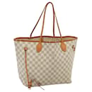 LOUIS VUITTON Bolsa Tote Neverfull MM Damier Azur N41605 LV Auth 77890 - Louis Vuitton