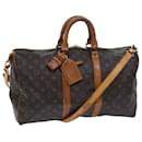 LOUIS VUITTON Monogram Keepall Bandouliere 45 Boston Tasche M41418 LV Auth 78187 - Louis Vuitton