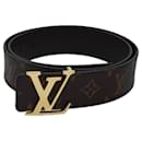 LOUIS VUITTON Monogram Initial Gürtel 80/32 38.2"" M0323 LV Auth 78636A - Louis Vuitton