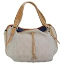 Borsa a mano in tela Macadam grigia CELINE Paris Auth bs15279 - Céline