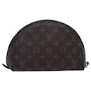 LOUIS VUITTON Trousse Demi Ronde Monograma Pouch Cosmético M47520 LV Auth 78650 - Louis Vuitton