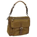 PRADA Shoulder Bag Nylon Brown Auth 78815 - Prada