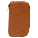 LOUIS VUITTON Epi Agenda Geod Wallet Brown LV Auth 77575 - Louis Vuitton