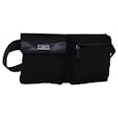 GUCCI Waist bag Nylon Black 018 1621 Auth ep4577 - Gucci